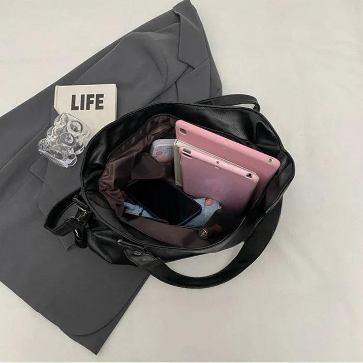 Kvinders Stor Håndtaske Med Aftagelig Skulderrem 3