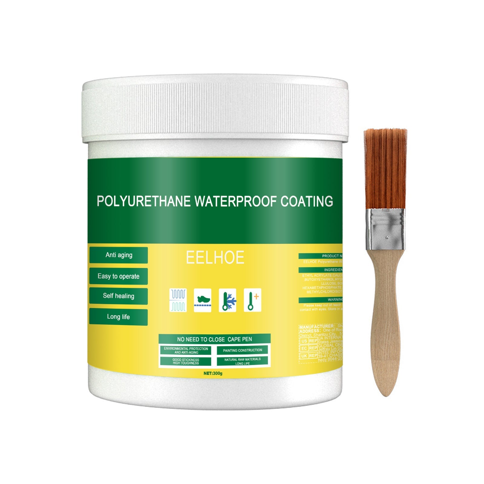 Vandtæt Dichtningsmiddel Gummieret Reparation 100% Vandtæt