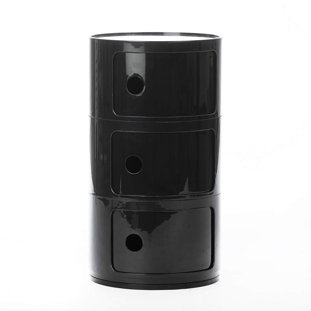 3 Tier Cylindrisk moderne kabinet