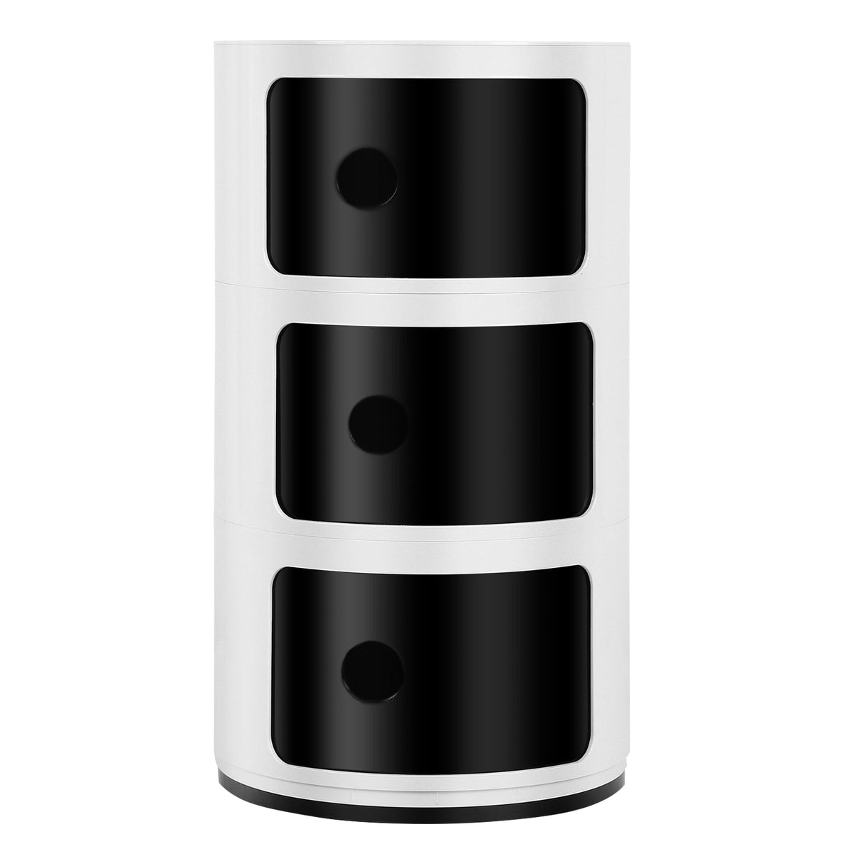 3 Tier Cylindrisk moderne kabinet