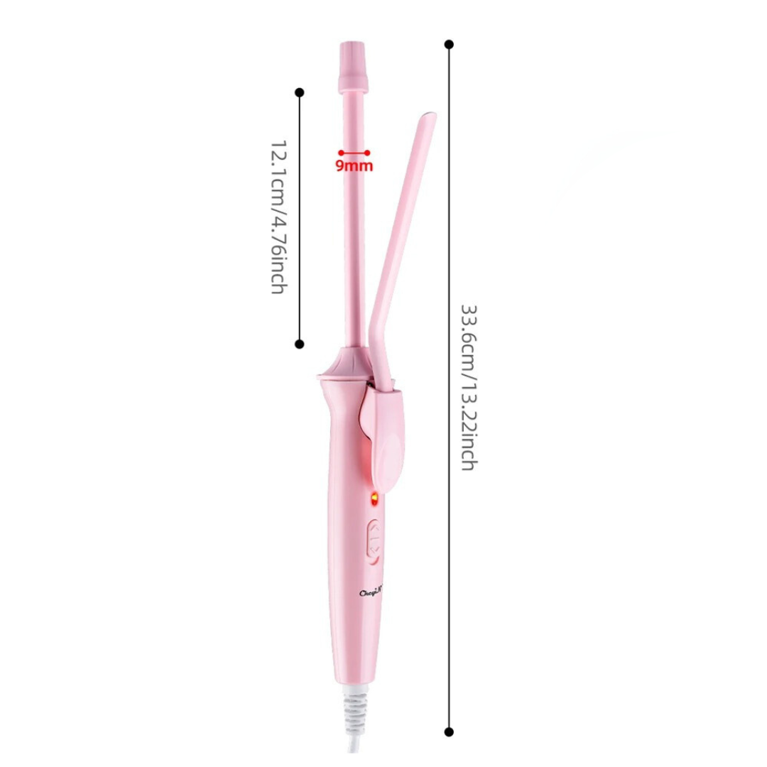 9 mm professionelt krøllejern til hår