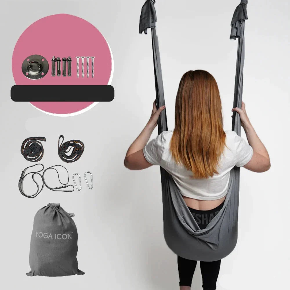 Variant image for Aerial Yoga Hængematte Blå Justerbar Polyester-1