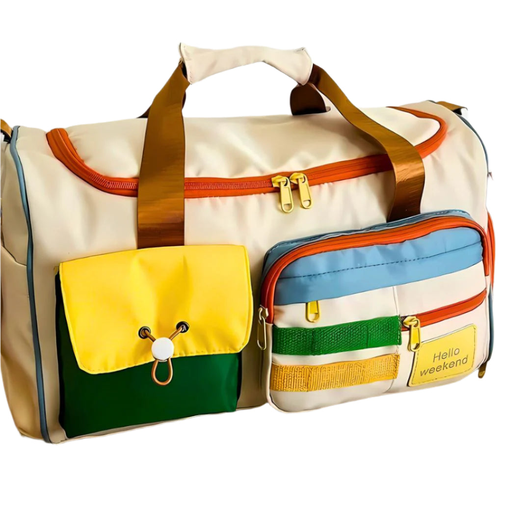 Dame Weekendtaske Multifunktionel Holdbart Stof 0