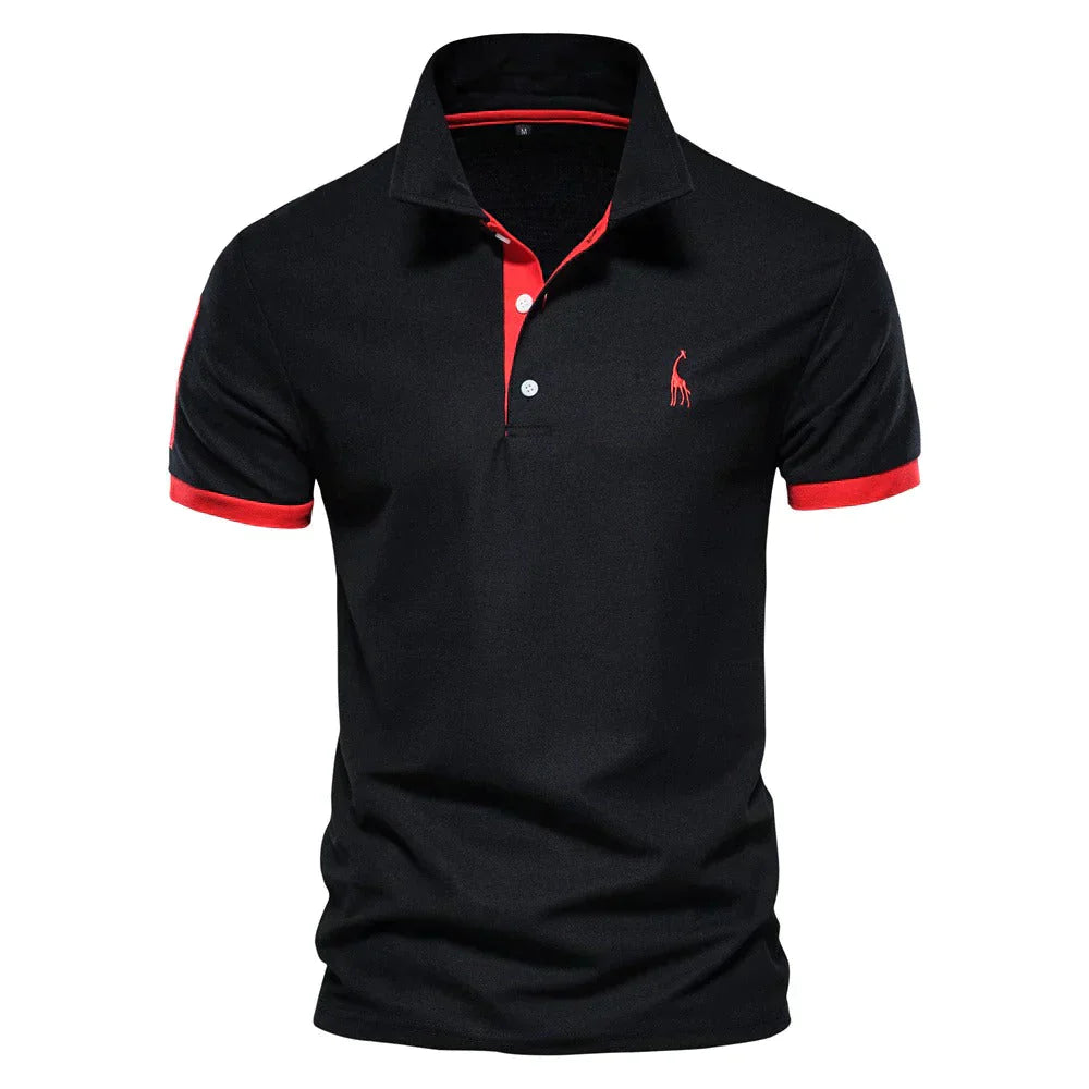 Polo Shirt Mænd Klassisk Design 100% Bomuld-6
