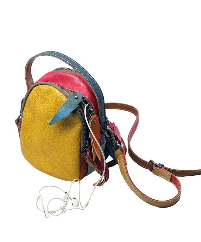 Kvinders Messenger Bag i Farveblok Design 0