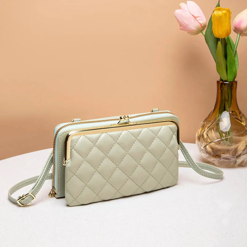 Dame Crossbody Taske Moderne Vegansk Læder 5