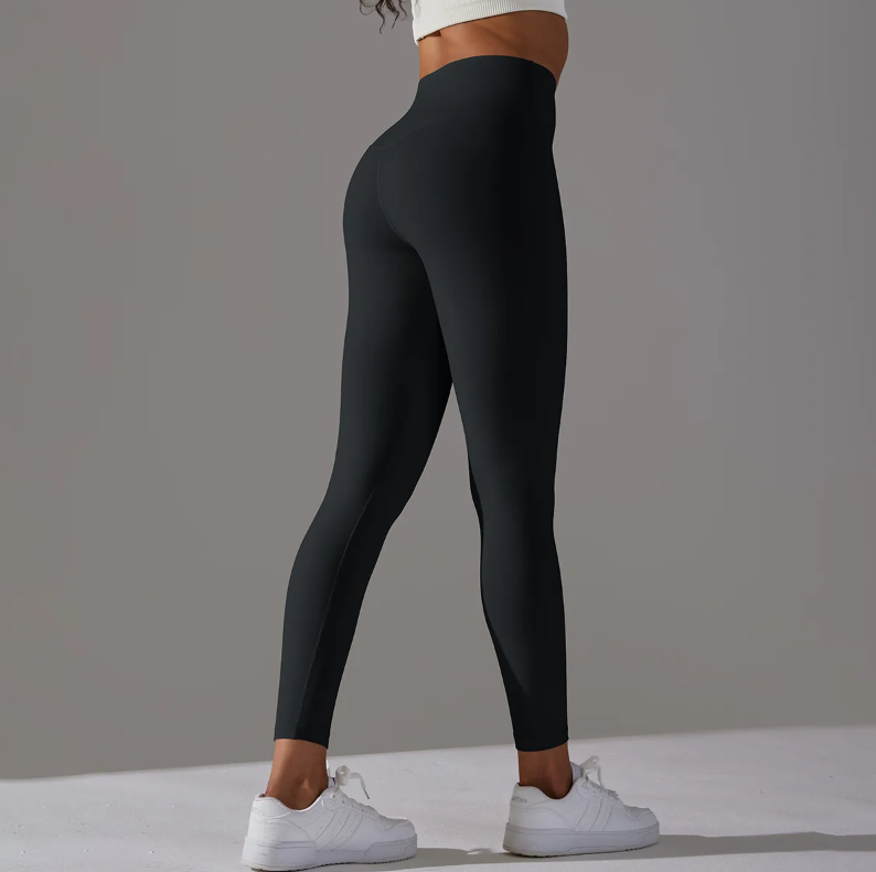 Højtaljede fitness-leggings
