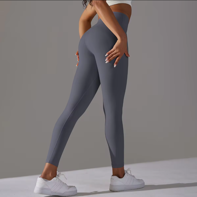 Højtaljede fitness-leggings