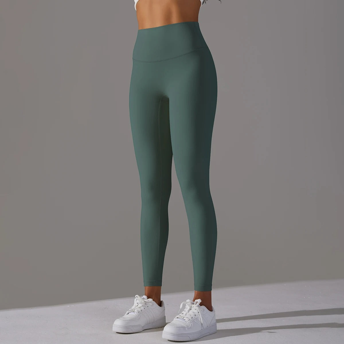 Højtaljede fitness-leggings