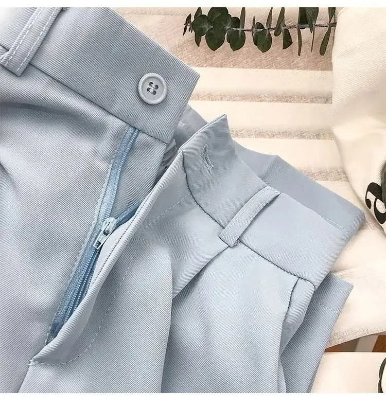 Elastiske bukser med høj talje til kvinder