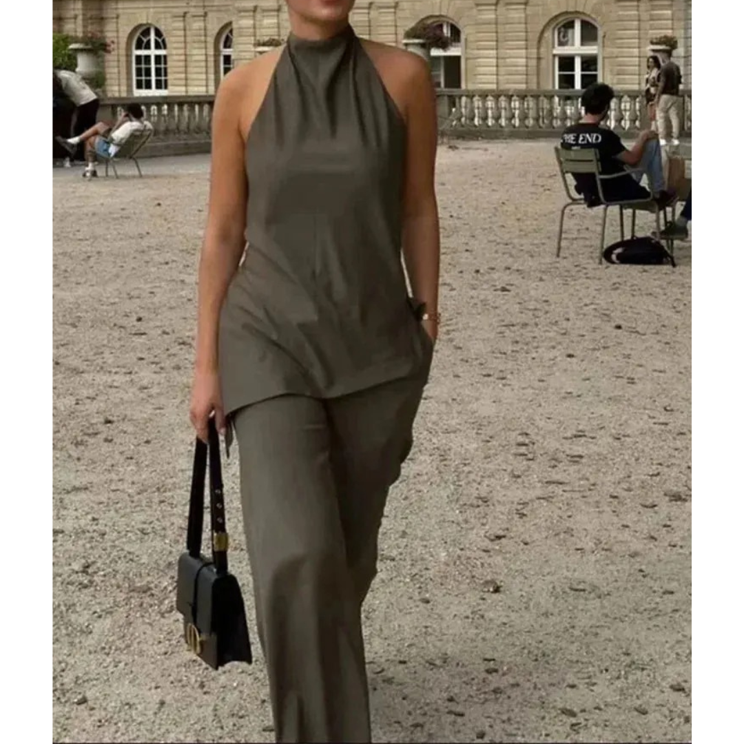 Vintage tank top og bukser til kvinder